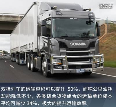 合規(guī)可拉60噸，備受青睞的“雙掛列車”為何在中國全面普及為時過早？